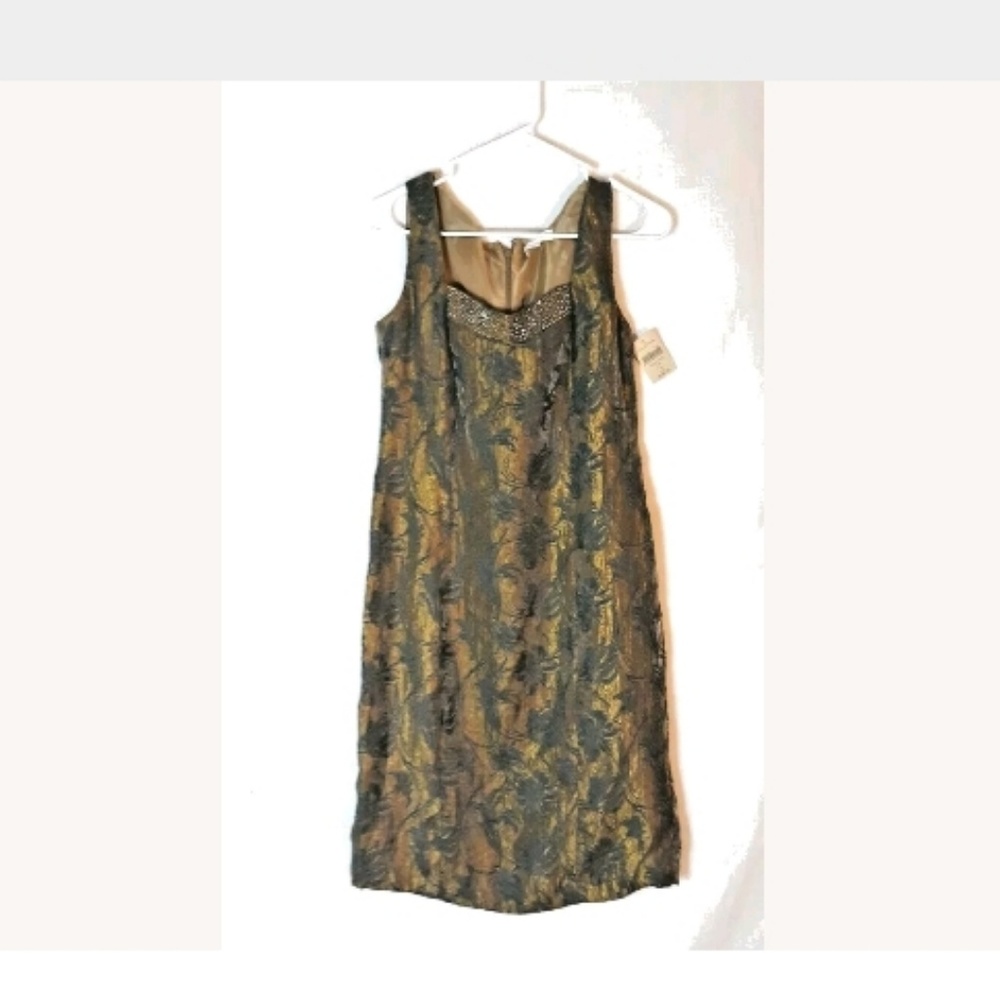 Coldwater Creek elegant evening dress NWT Jacquard